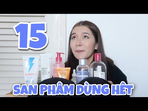 15 SẢN PHẨM SKINCARE LYN DÙNG HẾT TRONG 1 VÀI THÁNG QUA