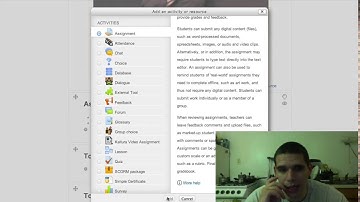 Moodle 2.4  Creating an Assignment Upload (2013)