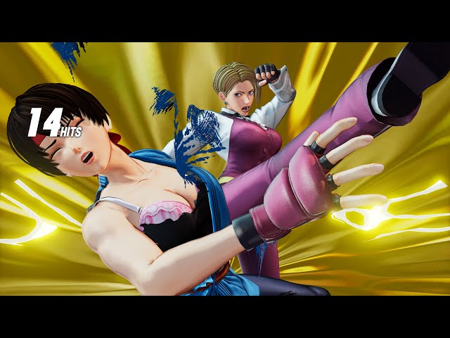 KOF95 ユリ　キング　脱衣　アクリルブロック KOF95】☆キング ※ひたすら脱衣KO！集☆ 【THE KING OF FIGHTERS