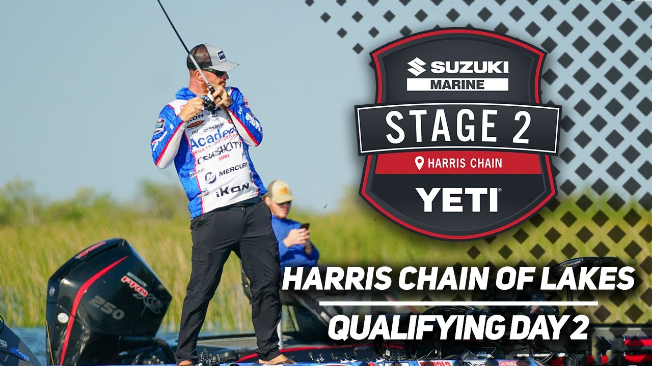 Bass Pro Tour | Stage 2 | Harris Chain of Lakes | Qualifying Day 2 Highlights