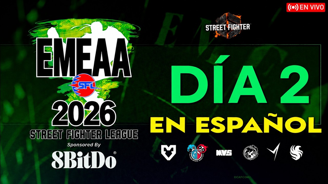 DAY 3 - Street Fighter League EMEAA 2026 EN ESPAÑOL - LIVE September 2-6, 2026