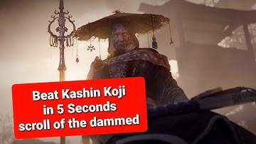 Nioh 2 Scroll of the Dammed Beat kashin koji in 5 seconds