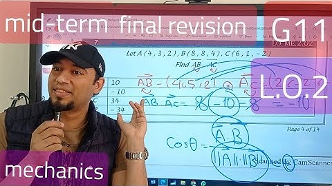 mid-term revision (S1) of mechanics G11 (l.o.2)
