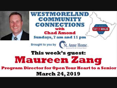 Westmoreland Community Connections: Maureen Zang (3-24-19)