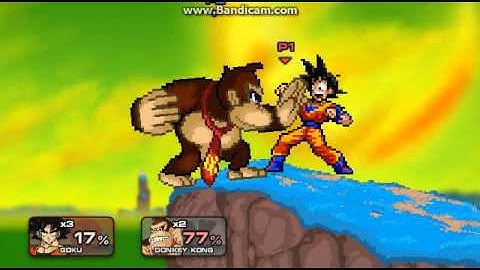 Super Smash Flash 2 Demo Episode 4: Goku vs. Donkey Kong
