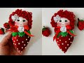 YAP SAT ÇİLEK KIZ LAVANTA KESESİ YAPIMI-BAHAR-STRAWBERRY GIRL LAVENDER BAG-SPRING