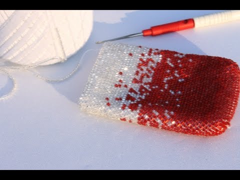 Вязание бисером. Урок 2.  Быстро и просто одеваем бисер на нить