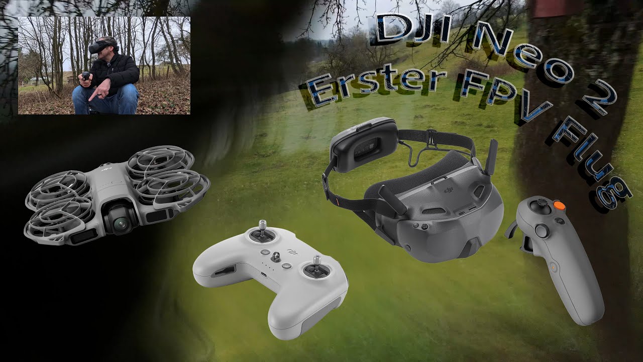 🚀 DJI Neo 2 – Mein erster FPV Flug! | Cinewhoop-Feeling mit Hinderniserkennung