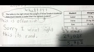 Girl, 10, who refused to answer 'rude' test question praised for brilliant reply - Today News