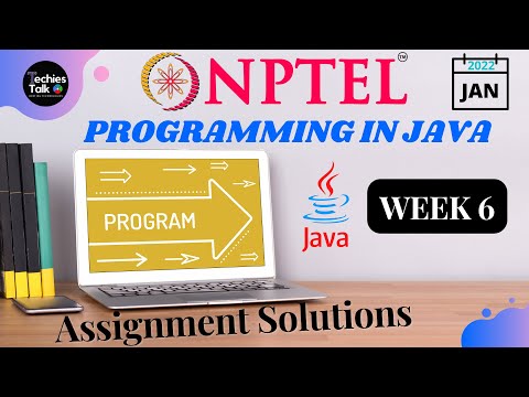 NPTEL Programming In Java WEEK 6 Quiz Assignment Solutions | Swayam 2022 | IIT Kharagpur