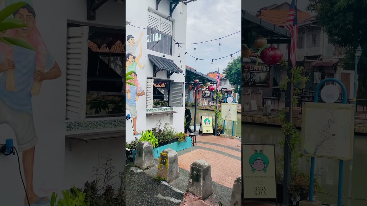 Breakfast tepi sungai melaka