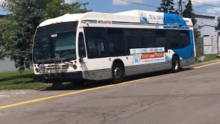NFTA Metrobus Full Route 25d MID CITY PLAZA Bus