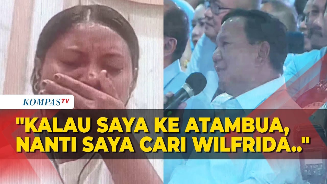 Momen Prabowo Dengar Kesaksian TKW Wilfrida Pernah Dibantu Bebas dari Hukuman Mati