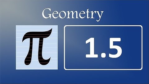 Geometry - Section 1.5 - Angle Pairs