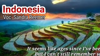 Video thumbnail of "Indonesia - Sandra Reemer original audio (lyrics)"