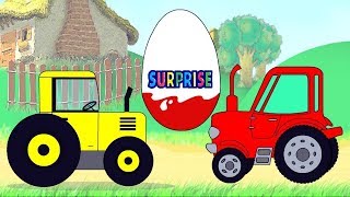 Мультик про трактора. Учим цвета. Трактора. Мультики для мальчиков