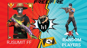 Free fire random custom random players 1vs1 gameplay #freefire # 1vs1#fullgameplayfreefire