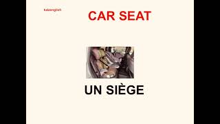 Les différentes parties d’une voiture / different parts of a car