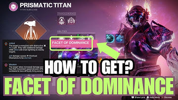 How to unlock "Facet of Dominance" Prismatic Fragment - Facet of Dominance location guide Destiny 2