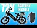 Aniioki ebike 72v battery upgrade
