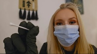 ASMR Medical doctors visit appointment | face touching | personal attention | soft spoken whispers screenshot 2