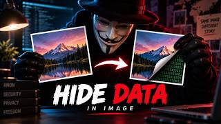 How Hackers Hide Data in Images 😱 | Steganography Explained + Live Practical