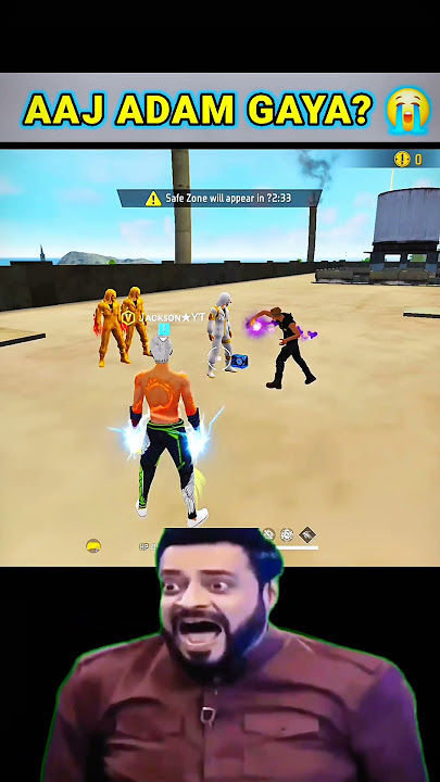 Adam Vs Golden Criminals 😱 - Garena free fire Max #shorts #freefire