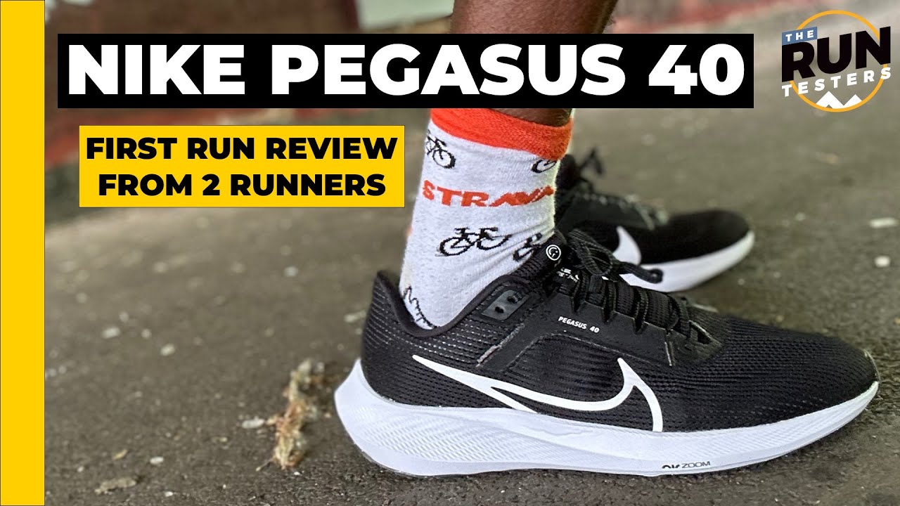 mosquito esponja Saliente Nike Pegasus 40 First Run Review: Peg 39 successor tested by 2 runners -  YouTube