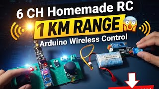 Arduino Nano से 1KM Range RF Transmitter Receiver कैसे बनाएं |Full Working #arduinoproject #homemade