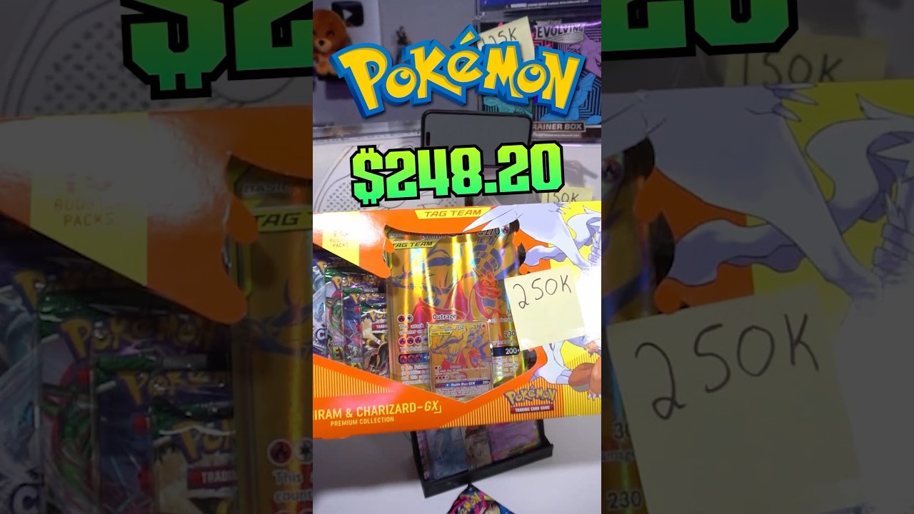 Opening a BIG Pokémon Charizard Box (100K)