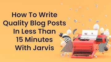 How To Write A Blog Post 5x FASTER With AI Content Generator: Jasper.ai 🤖