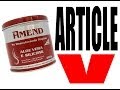 The Amendment Process and Federalism in the U.S. Constitution