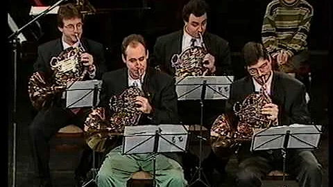 Budapest Festival Horn Quartet   J.S.Bach Fugue in...