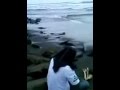 Penarikan Pusaka di pantai selatan cilacap