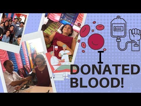 I donated Blood for the first time! |college camp #vlog #blooddonation #thalassemia #diseasecontrol