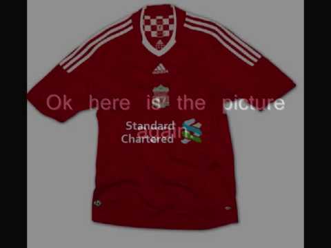 Possibly what the next Liverpool home shirt will look like. With new sponsor Standard Chartered Bank replacing Carlsberg the new jersey may resemble this.Again I stress, this is not the official jersey.