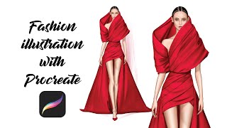 Draw Clothes on a Fashion Figure | Fashion Illustration With Procreate