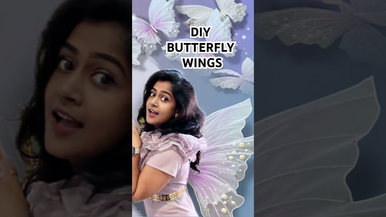 Easy No-Sew Butterfly Wings DIY in 5 Minutes! 