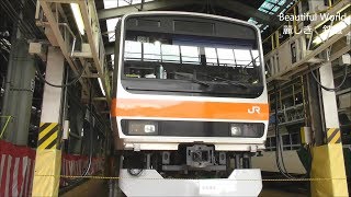 武蔵野線転用改造工事中の E231系 B28編成 公開される!JR長野鉄道フェスタ会場にて 2018.10.13 光panasd 1044