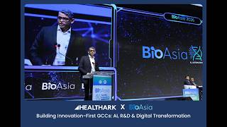 Sudeep Krishna, President, Healthark, delivers Keynote Address at BioAsia 2026 & launches GCC Report