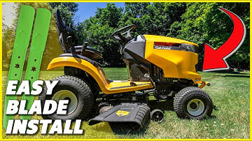 How to install new lawn mower blades easily - Cub Cadet DIY