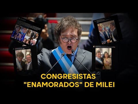 Primeros pasos de Milei como presidente de Argentina vuelven locos de amor a congresistas peruanos