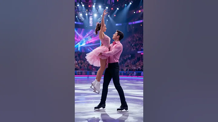 Romantic Ice Skating Dance That Left Everyone Speechless! 💖❄️#agt #dance #ai #shorts #youtubeshorts