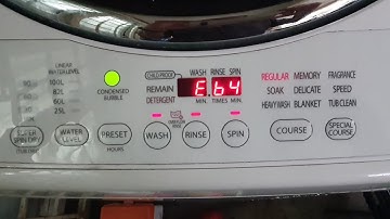 TOSHIBA MODEL AW-DC1300W Error code 