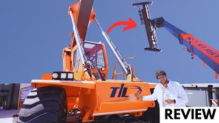 World’s First Rough Terrain Empty Container Handler 🔥 | TIL Limited RT-RST 8 | EXCON 2025