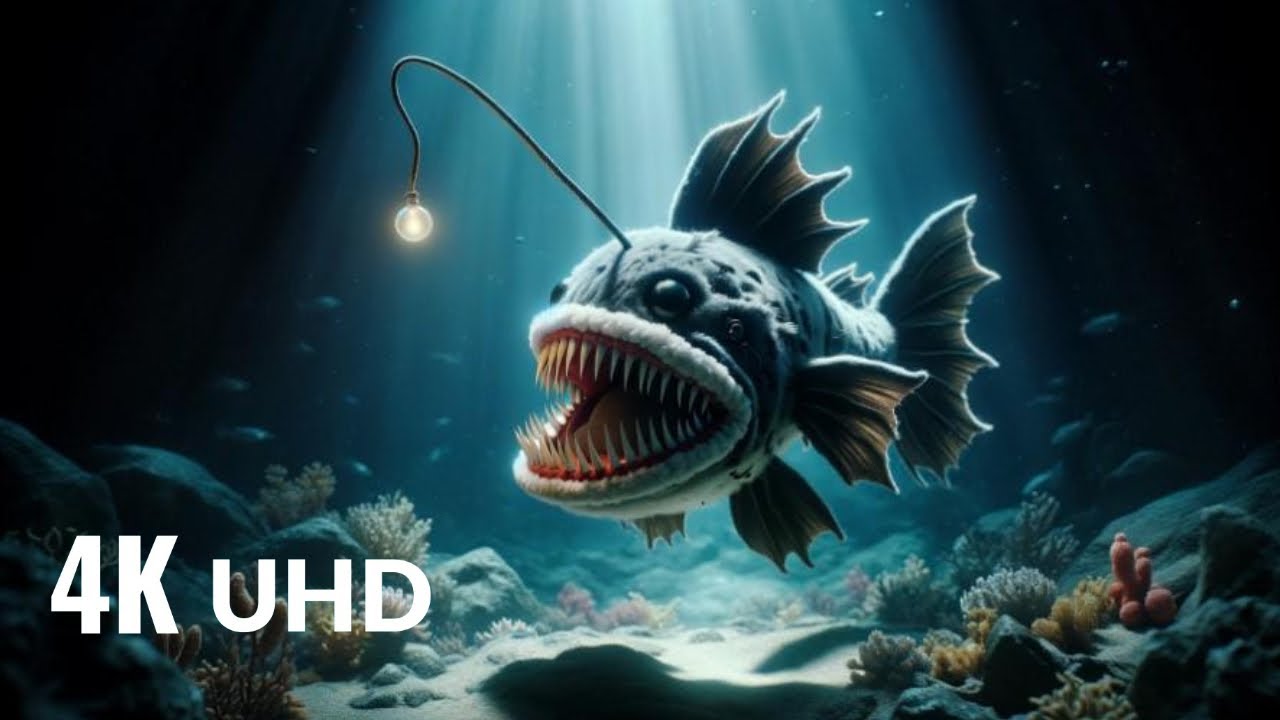 Black Seadevil Anglerfish – The Mysterious Deep-Sea Predator - YouTube