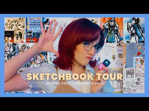 let's flip through my sketchbook together! | 6 months of art