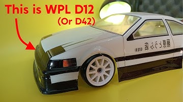 Convert WPL D12 to REAL 1/10 scale RC drift car