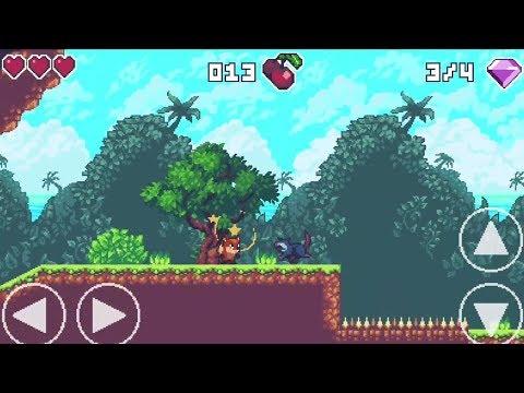FoxyLand (by BUG-Studio) - platform game for android and iOS - gameplay.