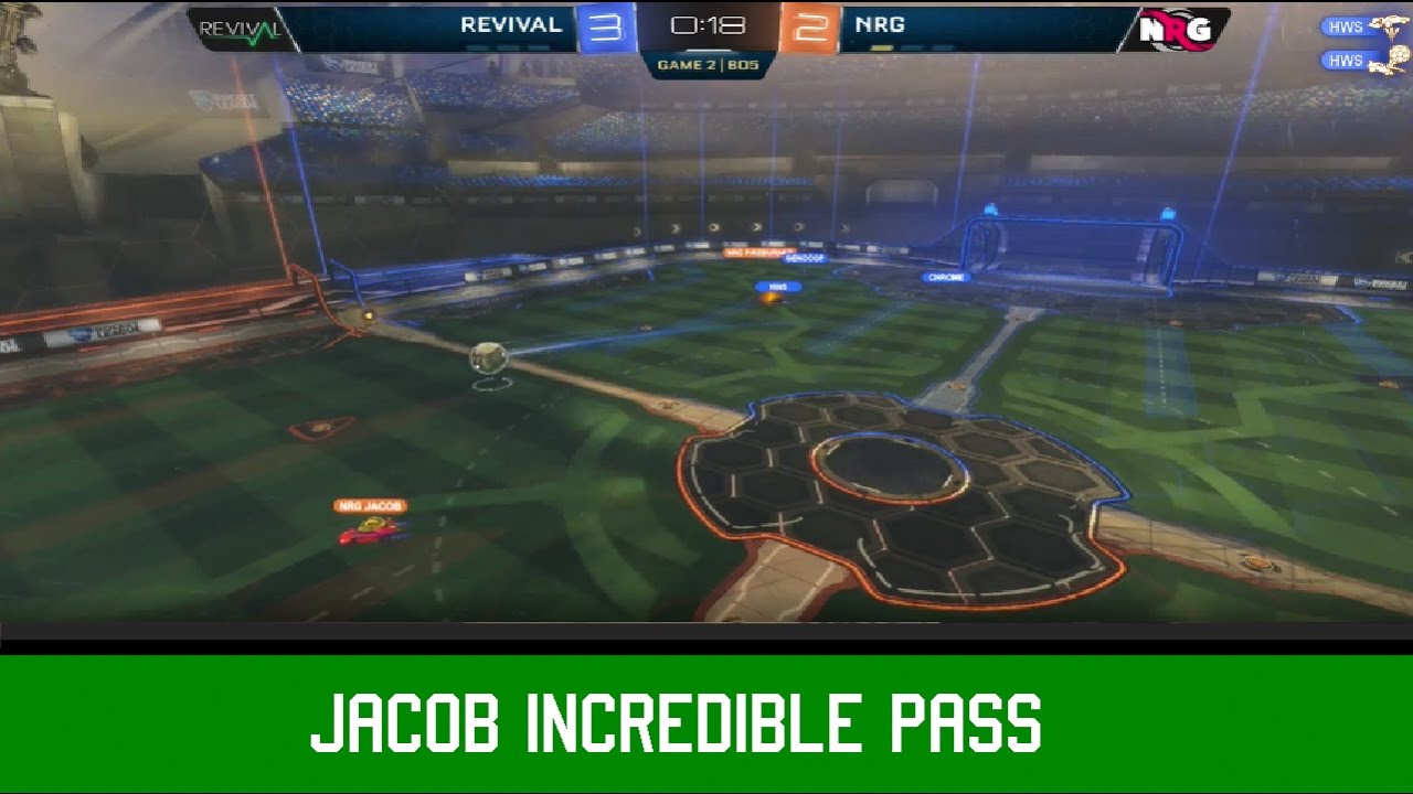 Jacob Rlcs Jacob Insane Pass For Sadjunior - RLCS NRG vs Revival - YouTube